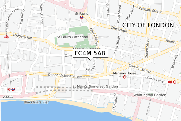 EC4M 5AB map - large scale - OS Open Zoomstack (Ordnance Survey) EC4M 5AB map - large scale - OS Open Zoomstack (Ordnance Survey)