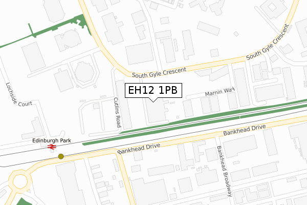 EH12 1PB map - large scale - OS Open Zoomstack (Ordnance Survey) EH12 1PB map - large scale - OS Open Zoomstack (Ordnance Survey)