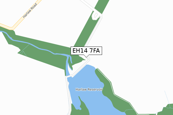 EH14 7FA map - large scale - OS Open Zoomstack (Ordnance Survey) EH14 7FA map - large scale - OS Open Zoomstack (Ordnance Survey)