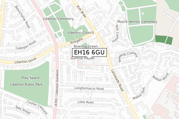 EH16 6GU map - large scale - OS Open Zoomstack (Ordnance Survey) EH16 6GU map - large scale - OS Open Zoomstack (Ordnance Survey)