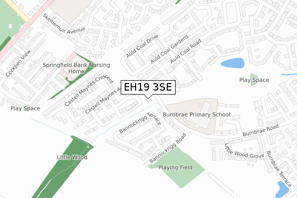 EH19 3SE map - large scale - OS Open Zoomstack (Ordnance Survey) EH19 3SE map - large scale - OS Open Zoomstack (Ordnance Survey)
