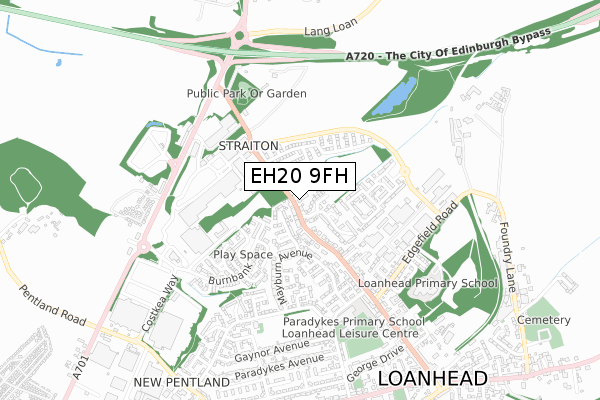 EH20 9FH map - small scale - OS Open Zoomstack (Ordnance Survey) EH20 9FH map - small scale - OS Open Zoomstack (Ordnance Survey)