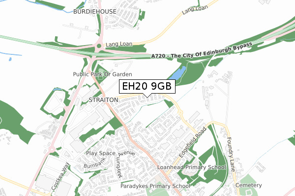 EH20 9GB map - small scale - OS Open Zoomstack (Ordnance Survey)