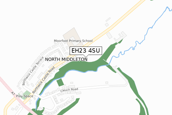 EH23 4SU map - large scale - OS Open Zoomstack (Ordnance Survey) EH23 4SU map - large scale - OS Open Zoomstack (Ordnance Survey)