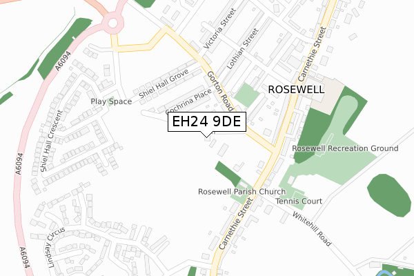 EH24 9DE map - large scale - OS Open Zoomstack (Ordnance Survey) EH24 9DE map - large scale - OS Open Zoomstack (Ordnance Survey)