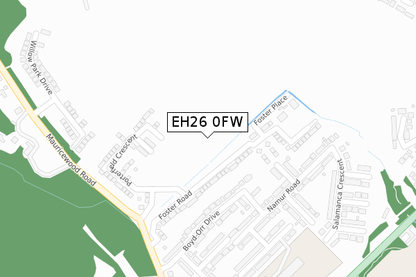 EH26 0FW map - large scale - OS Open Zoomstack (Ordnance Survey) EH26 0FW map - large scale - OS Open Zoomstack (Ordnance Survey)