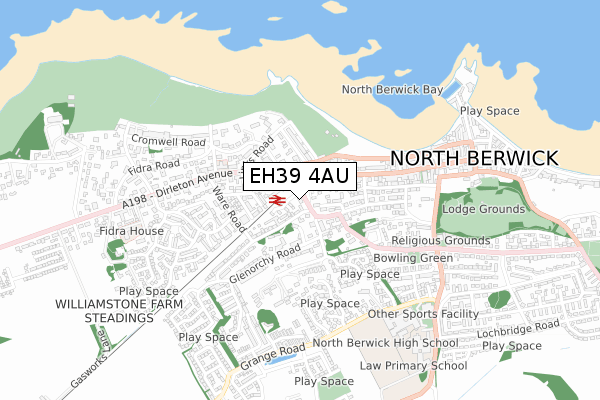 EH39 4AU map - small scale - OS Open Zoomstack (Ordnance Survey) EH39 4AU map - small scale - OS Open Zoomstack (Ordnance Survey)