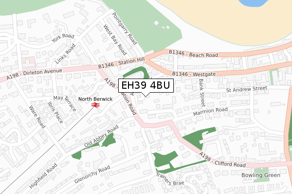EH39 4BU map - large scale - OS Open Zoomstack (Ordnance Survey) EH39 4BU map - large scale - OS Open Zoomstack (Ordnance Survey)