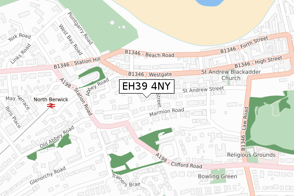 EH39 4NY map - large scale - OS Open Zoomstack (Ordnance Survey) EH39 4NY map - large scale - OS Open Zoomstack (Ordnance Survey)
