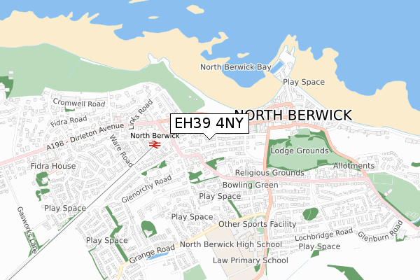 EH39 4NY map - small scale - OS Open Zoomstack (Ordnance Survey) EH39 4NY map - small scale - OS Open Zoomstack (Ordnance Survey)