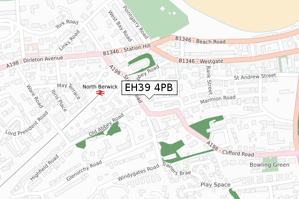 EH39 4PB map - large scale - OS Open Zoomstack (Ordnance Survey) EH39 4PB map - large scale - OS Open Zoomstack (Ordnance Survey)