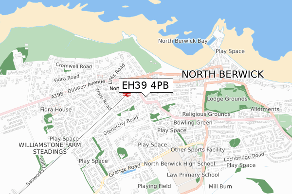 EH39 4PB map - small scale - OS Open Zoomstack (Ordnance Survey) EH39 4PB map - small scale - OS Open Zoomstack (Ordnance Survey)