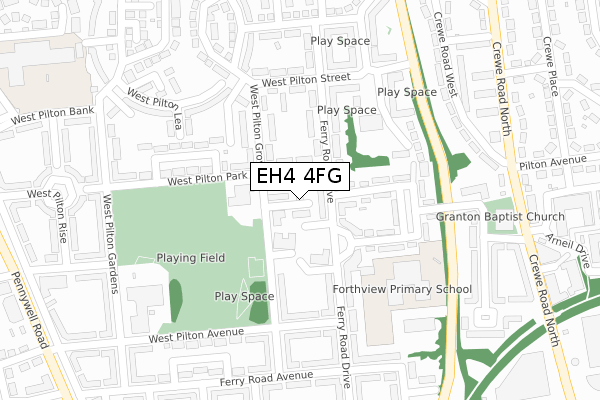 EH4 4FG map - large scale - OS Open Zoomstack (Ordnance Survey) EH4 4FG map - large scale - OS Open Zoomstack (Ordnance Survey)