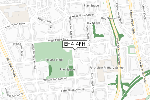 EH4 4FH map - large scale - OS Open Zoomstack (Ordnance Survey) EH4 4FH map - large scale - OS Open Zoomstack (Ordnance Survey)