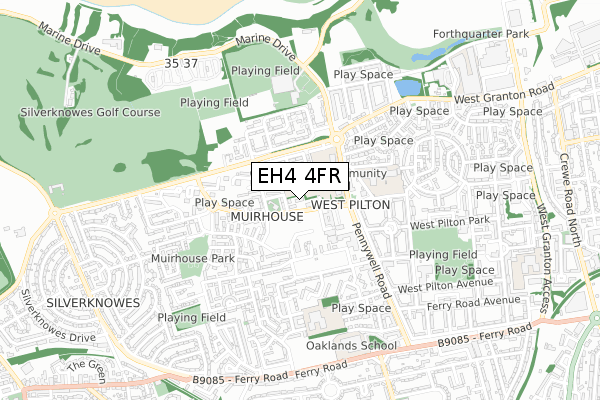 EH4 4FR map - small scale - OS Open Zoomstack (Ordnance Survey) EH4 4FR map - small scale - OS Open Zoomstack (Ordnance Survey)