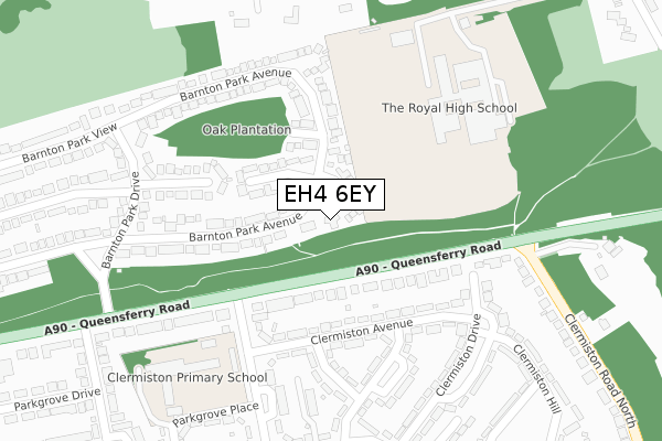 EH4 6EY map - large scale - OS Open Zoomstack (Ordnance Survey) EH4 6EY map - large scale - OS Open Zoomstack (Ordnance Survey)