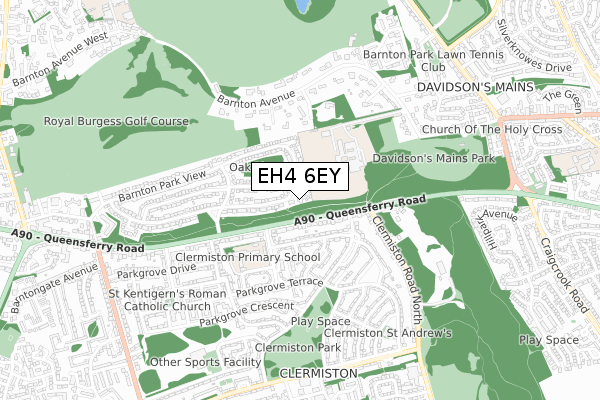 EH4 6EY map - small scale - OS Open Zoomstack (Ordnance Survey) EH4 6EY map - small scale - OS Open Zoomstack (Ordnance Survey)