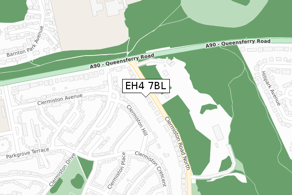EH4 7BL map - large scale - OS Open Zoomstack (Ordnance Survey) EH4 7BL map - large scale - OS Open Zoomstack (Ordnance Survey)