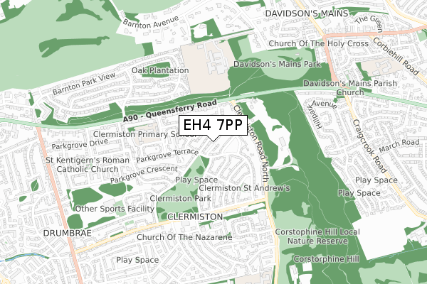 EH4 7PP map - small scale - OS Open Zoomstack (Ordnance Survey) EH4 7PP map - small scale - OS Open Zoomstack (Ordnance Survey)