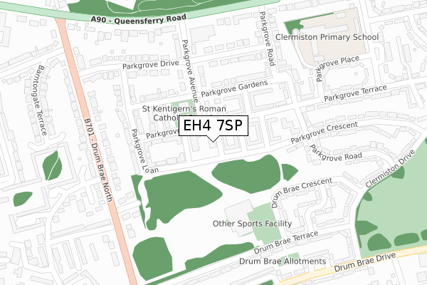 EH4 7SP map - large scale - OS Open Zoomstack (Ordnance Survey) EH4 7SP map - large scale - OS Open Zoomstack (Ordnance Survey)