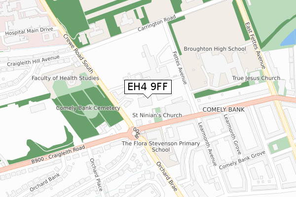 EH4 9FF map - large scale - OS Open Zoomstack (Ordnance Survey) EH4 9FF map - large scale - OS Open Zoomstack (Ordnance Survey)
