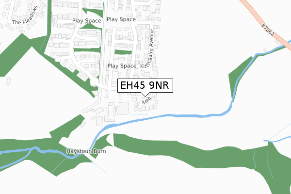EH45 9NR map - large scale - OS Open Zoomstack (Ordnance Survey) EH45 9NR map - large scale - OS Open Zoomstack (Ordnance Survey)