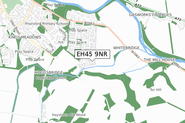 EH45 9NR map - small scale - OS Open Zoomstack (Ordnance Survey) EH45 9NR map - small scale - OS Open Zoomstack (Ordnance Survey)