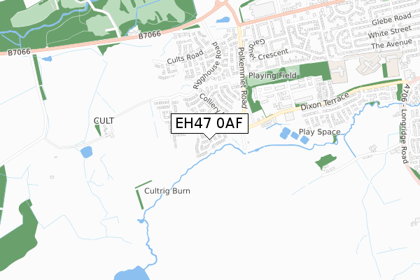 EH47 0AF map - small scale - OS Open Zoomstack (Ordnance Survey) EH47 0AF map - small scale - OS Open Zoomstack (Ordnance Survey)