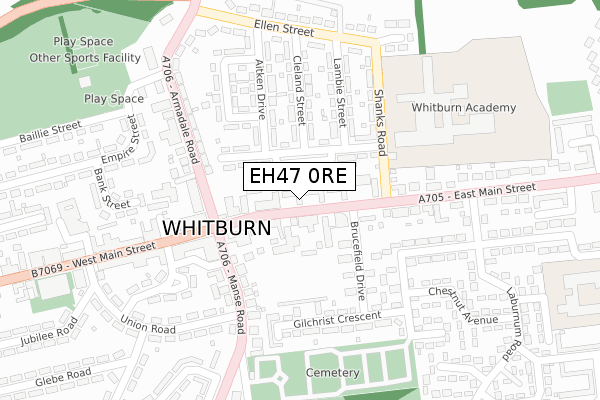 EH47 0RE map - large scale - OS Open Zoomstack (Ordnance Survey) EH47 0RE map - large scale - OS Open Zoomstack (Ordnance Survey)
