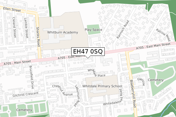 EH47 0SQ map - large scale - OS Open Zoomstack (Ordnance Survey) EH47 0SQ map - large scale - OS Open Zoomstack (Ordnance Survey)
