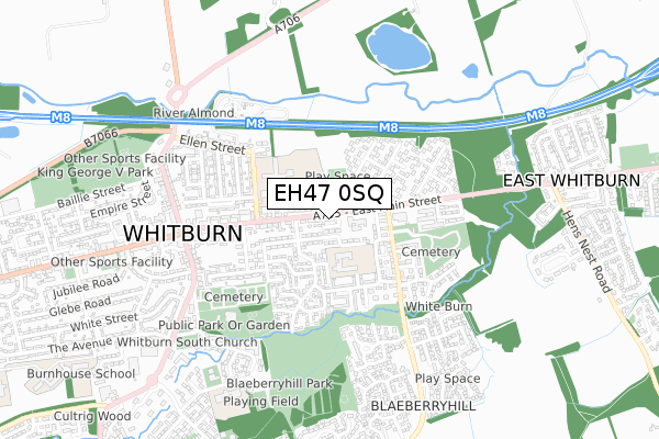 EH47 0SQ map - small scale - OS Open Zoomstack (Ordnance Survey) EH47 0SQ map - small scale - OS Open Zoomstack (Ordnance Survey)