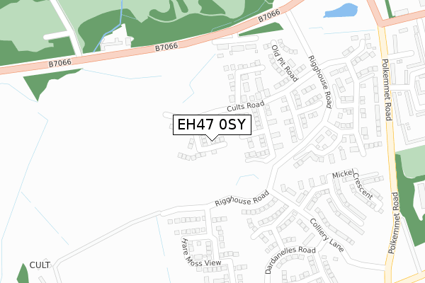 EH47 0SY map - large scale - OS Open Zoomstack (Ordnance Survey) EH47 0SY map - large scale - OS Open Zoomstack (Ordnance Survey)