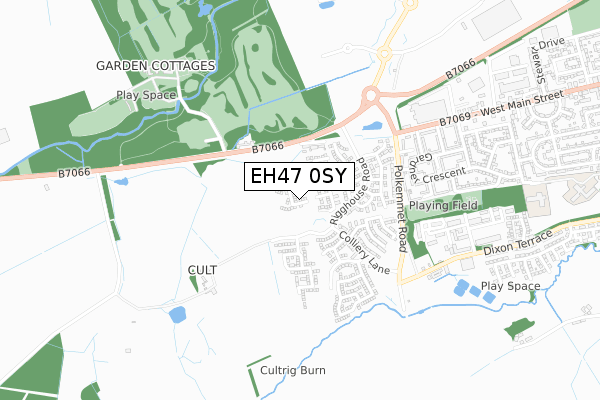 EH47 0SY map - small scale - OS Open Zoomstack (Ordnance Survey) EH47 0SY map - small scale - OS Open Zoomstack (Ordnance Survey)
