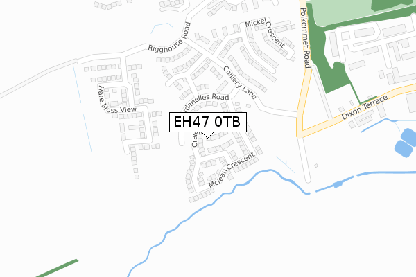 EH47 0TB map - large scale - OS Open Zoomstack (Ordnance Survey) EH47 0TB map - large scale - OS Open Zoomstack (Ordnance Survey)