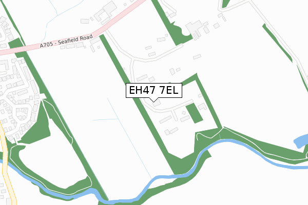 EH47 7EL map - large scale - OS Open Zoomstack (Ordnance Survey) EH47 7EL map - large scale - OS Open Zoomstack (Ordnance Survey)