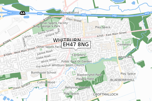 EH47 8NG map - small scale - OS Open Zoomstack (Ordnance Survey) EH47 8NG map - small scale - OS Open Zoomstack (Ordnance Survey)
