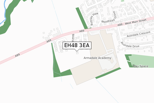 EH48 3EA map - large scale - OS Open Zoomstack (Ordnance Survey) EH48 3EA map - large scale - OS Open Zoomstack (Ordnance Survey)