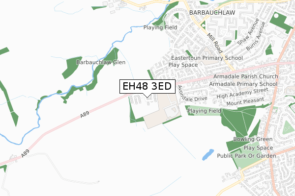 EH48 3ED map - small scale - OS Open Zoomstack (Ordnance Survey) EH48 3ED map - small scale - OS Open Zoomstack (Ordnance Survey)