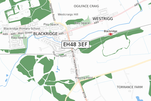 EH48 3EF map - small scale - OS Open Zoomstack (Ordnance Survey) EH48 3EF map - small scale - OS Open Zoomstack (Ordnance Survey)