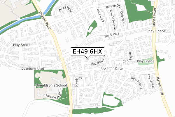 EH49 6HX map - large scale - OS Open Zoomstack (Ordnance Survey) EH49 6HX map - large scale - OS Open Zoomstack (Ordnance Survey)
