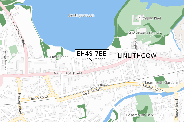 EH49 7EE map - large scale - OS Open Zoomstack (Ordnance Survey) EH49 7EE map - large scale - OS Open Zoomstack (Ordnance Survey)