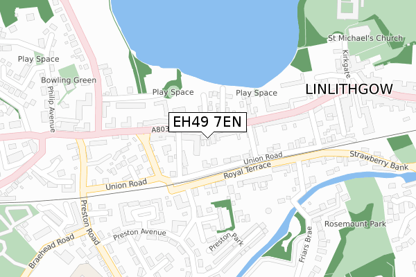 EH49 7EN map - large scale - OS Open Zoomstack (Ordnance Survey) EH49 7EN map - large scale - OS Open Zoomstack (Ordnance Survey)