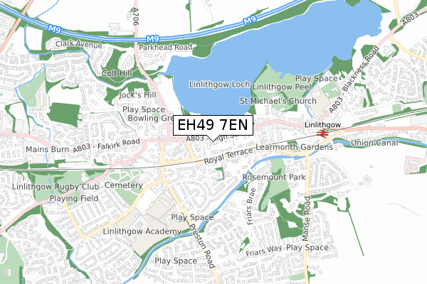 EH49 7EN map - small scale - OS Open Zoomstack (Ordnance Survey) EH49 7EN map - small scale - OS Open Zoomstack (Ordnance Survey)