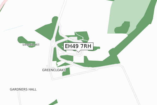 EH49 7RH map - large scale - OS Open Zoomstack (Ordnance Survey) EH49 7RH map - large scale - OS Open Zoomstack (Ordnance Survey)