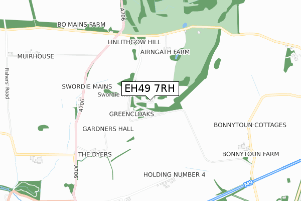 EH49 7RH map - small scale - OS Open Zoomstack (Ordnance Survey) EH49 7RH map - small scale - OS Open Zoomstack (Ordnance Survey)