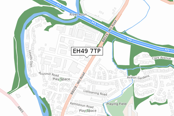 EH49 7TP map - large scale - OS Open Zoomstack (Ordnance Survey) EH49 7TP map - large scale - OS Open Zoomstack (Ordnance Survey)