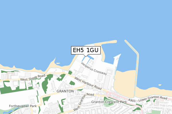 EH5 1GU map - small scale - OS Open Zoomstack (Ordnance Survey) EH5 1GU map - small scale - OS Open Zoomstack (Ordnance Survey)