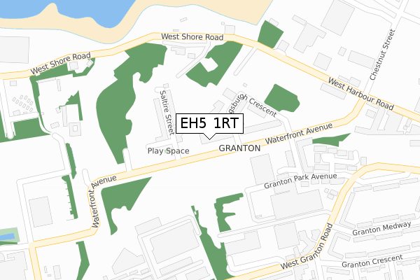 EH5 1RT map - large scale - OS Open Zoomstack (Ordnance Survey) EH5 1RT map - large scale - OS Open Zoomstack (Ordnance Survey)