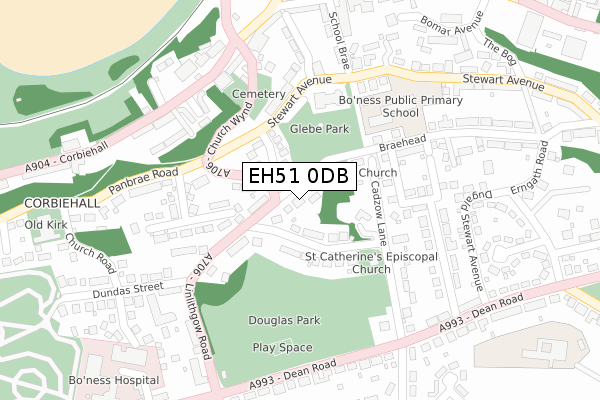 EH51 0DB map - large scale - OS Open Zoomstack (Ordnance Survey) EH51 0DB map - large scale - OS Open Zoomstack (Ordnance Survey)