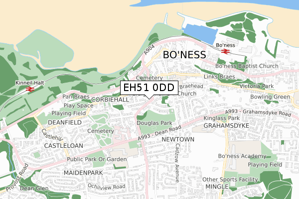 EH51 0DD map - small scale - OS Open Zoomstack (Ordnance Survey) EH51 0DD map - small scale - OS Open Zoomstack (Ordnance Survey)